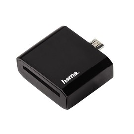 Hama Kartenleser-Adapter für Tablet-PC mit microUSB-Anschluss schwarz