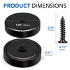 MIKEDE Heavy Duty Magnets with Hole, 150LB Strong Magnets, Black