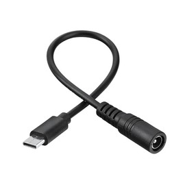USB 3.1 Type C USB-C to DC 5.5 x 2.5mm Power Jack Extension Charge Cable