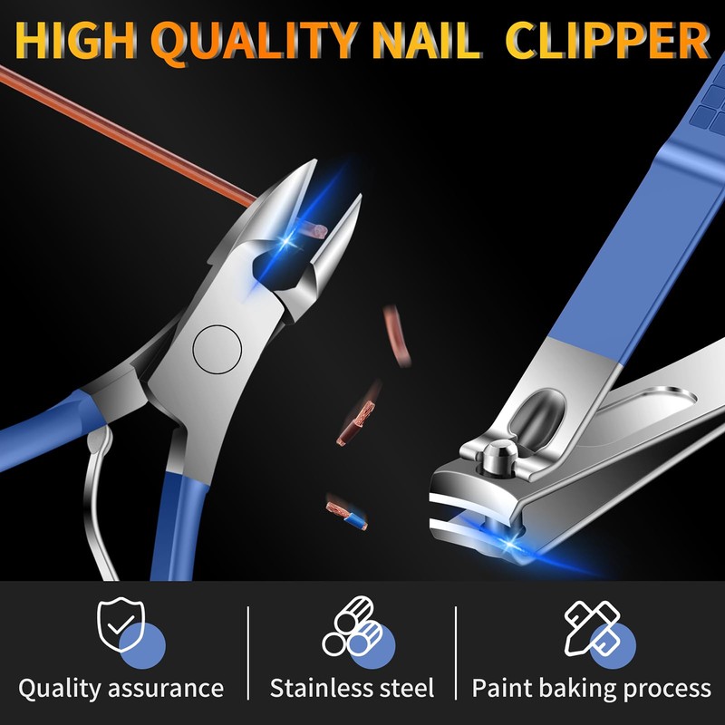 Manicure Set Nail Clipper Set, 16 In 1Pedicure Manicure Kit