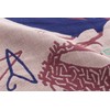 Kusubashi Ori Mon A-65933-86-BE Morita MiW Gauze Handkerchief, Crow, Beige,