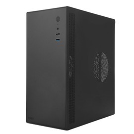 Iesooy Micro ATX Case, MATX Case Mini PC ITX Desktop Computer Case Support Micro ATX/ITX Mini PC case with USB3.0, Support 3.5'' HDD