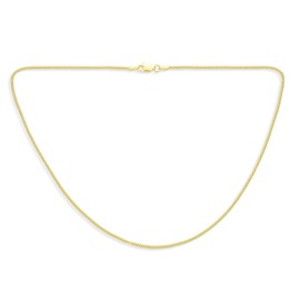 Bling Jewelry Slender 3mm Bali Style Gold Plated Sterling Silver Caviar Coreana Popcorn Chain Necklace for Women, 16 Inch