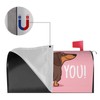 Dujiea Dachshund Puppy Dog Mailbox Cover Mailbox Wraps, Waterproof Mailbox