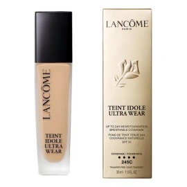 Lancôme Teint Idole Ultra Wear – Base de Maquillaje Mate, Cobertura Completa y Transpirable, Acabado Mate Natural, con Vitamina E, Ácido Hialurónico, 