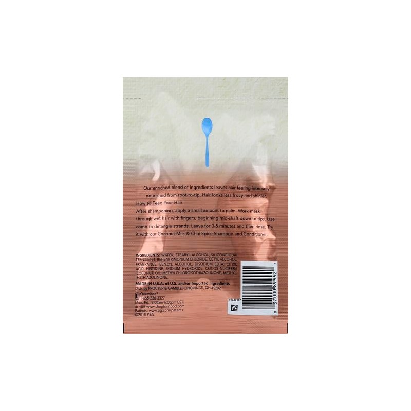 Hair Food Mascarilla nutritiva para el cabello de coco, 1.7
