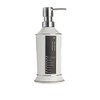 Premier Housewares Le Bain Lotion Dispenser, Stoneware, White, W8 x