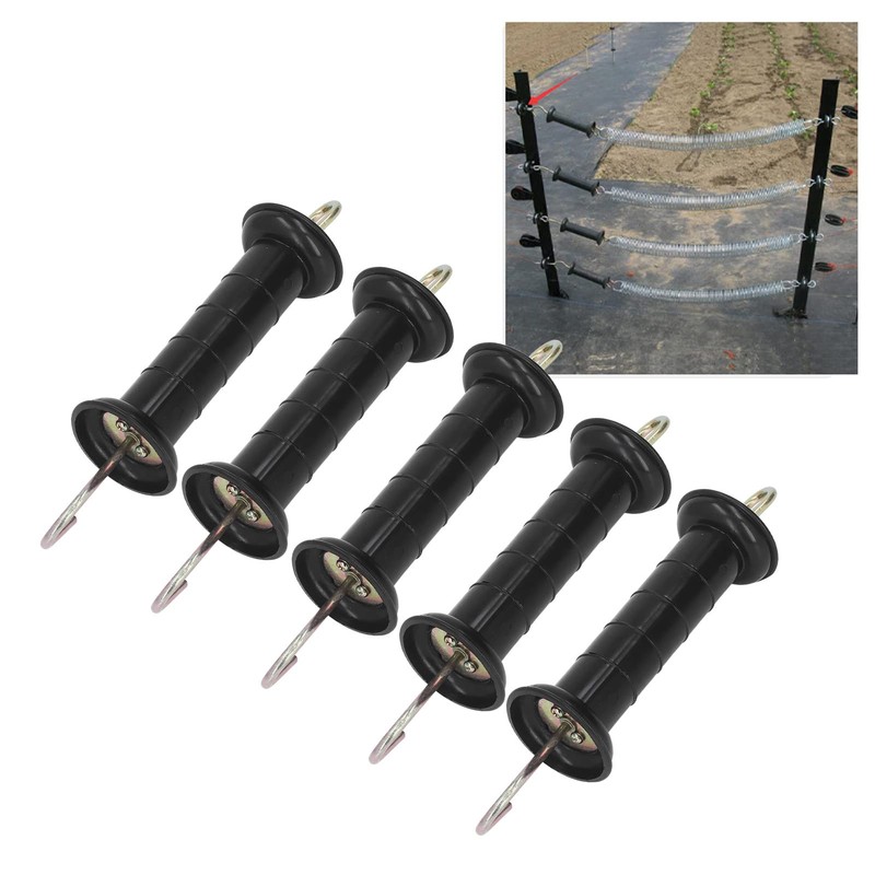 DAUERHAFT Electric Fence Handles, Fence Gate Grip Handles 5 Pack