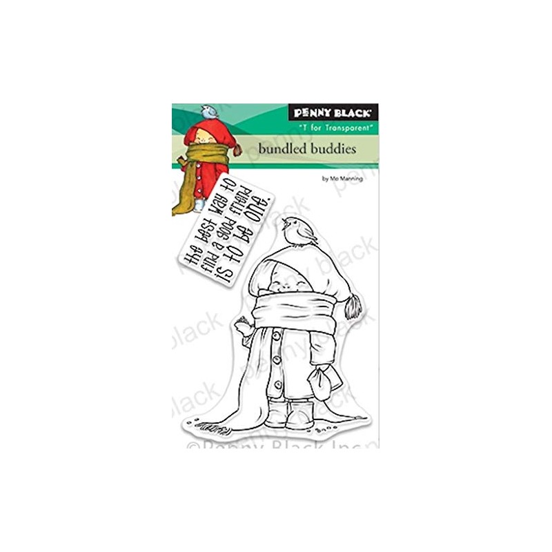 Penny Black 30-644 Bundled Buddies Clear Stamp Set