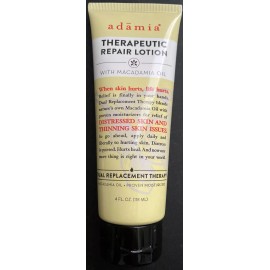 Adamia Therapeutic Repair Lotion W/ Macadamia Nut Oil, 4 Ounce, Fragrance Free