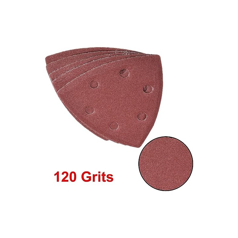 MACHSWON Triangular Sanding Paper,Triangle Oscillating Multi Tool,Hook and Loop Sanding