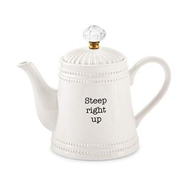Mud Pie Door Knob Teapot