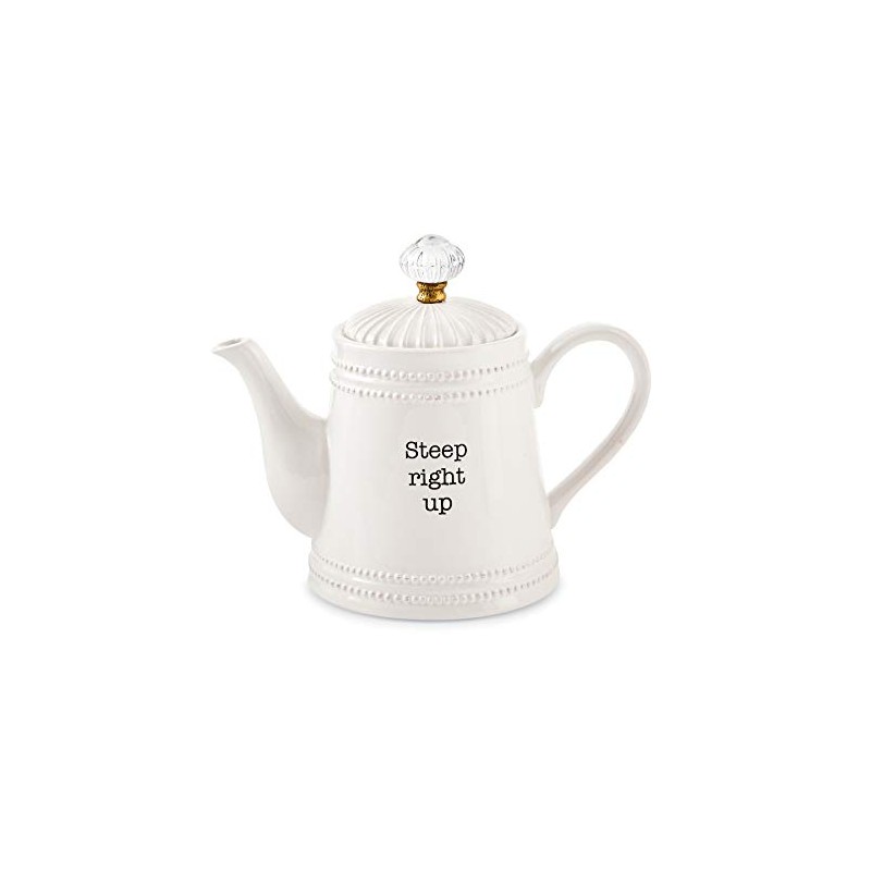 Mud Pie Door Knob Teapot