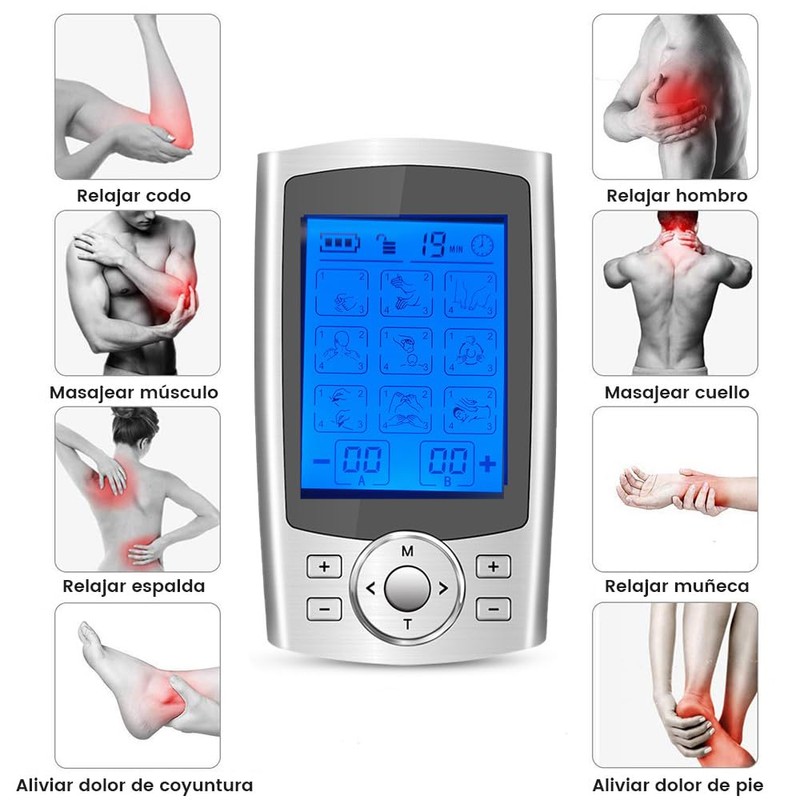 E T EASYTAO | TENS Electroestimulador Muscular, con 36 Modos