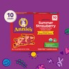 Annie's Organic Bunny Fruit Flavored Snacks, Summer Strawberry, Gluten Free,
