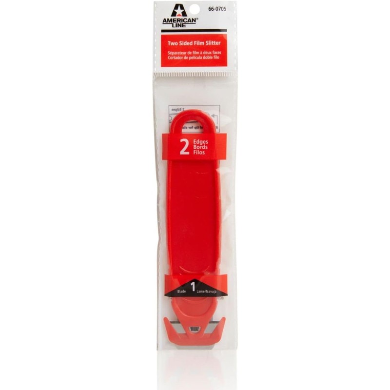American Line Film Slitter Two-Sided Safety Box Cutter with Blunt