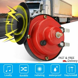 12V Super Loud Train Horn Waterproof for Motorcycle Car Truck SUV Boat