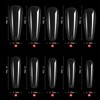 Cycullinyt Long Coffin False Nail Tips, 100pcs Pre-Shape Ballerina Press