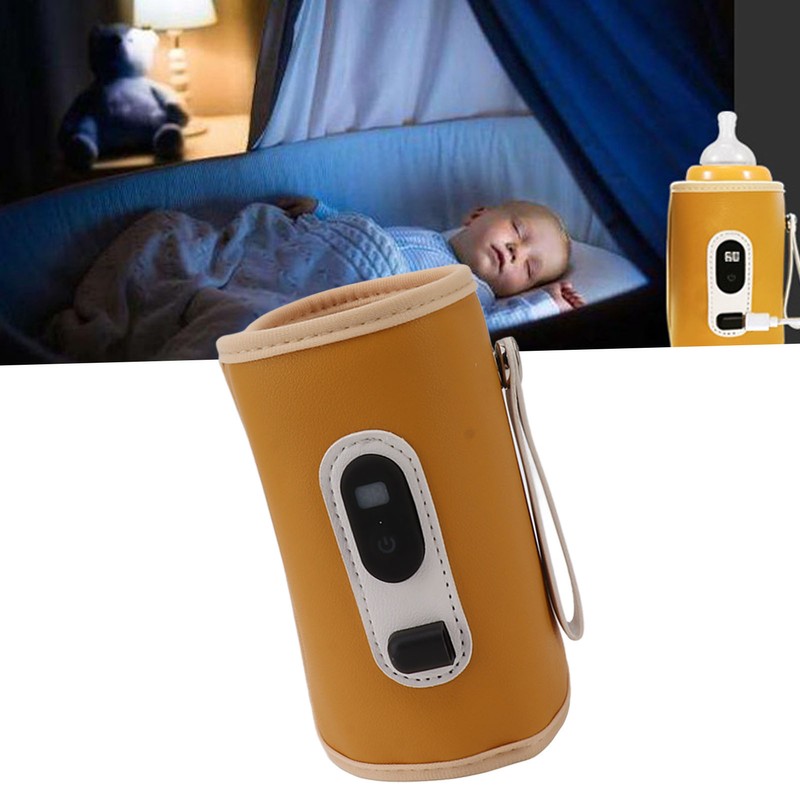 Baby Bottle Warmer USB Charging Portable Infant Bottle Heater Feeding
