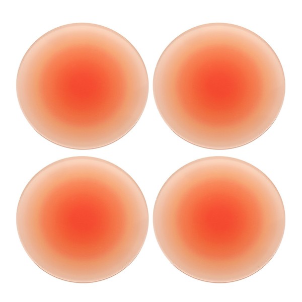 uxcell 4pcs Acrylic Cup Coasters, Cute Coasters Round Heat Resistant