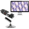 USB Digital Microscope 40X-1000X, 8 LED Endoscope Camera with Carrying