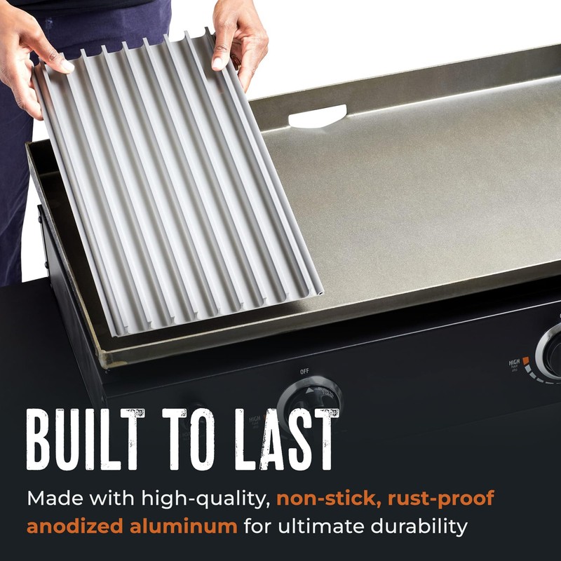 Universal Grill Grate for Flat Top Grills - Access for