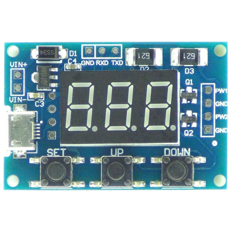 Variable PWM signal generator with frequency indicator (substrate)