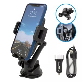 Universal Opentron Wireless Car Charger Car Mount Fast Charging, QI Certified