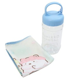 Sumikko Gurashi [Summer Cooling Towel] Bottled Cool Feeling Face Towel/Together with Otomari Kai San-X