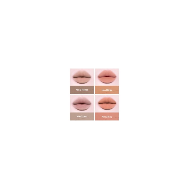 QUA-T My Mood Velvet Lipstick Base Lip 3.5g, Color:Mood Lipcealer
