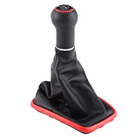 Kit de Perilla de Cambio de Marchas de 5 Velocidades Kit de Arranque de Palanca de Cambios de Coche Funda Marchas Pomo 5 Velocidade para para MK4 1999-2004