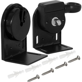 Generic Shade Cordless Bracket for Coolaroo Outdoor Exterior Roller Blind, Indoor and Outdoor Roller Shade(Cordless Bracket,Black)