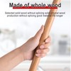 DBAILY Rolling Pin, 2 Pcs Beech Wood Rolling Pin Without