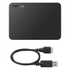 Toshiba Canvio HD-TPA1U3-B/N 1TB USB 3.2 (Gen1) Compatible Portable HDD