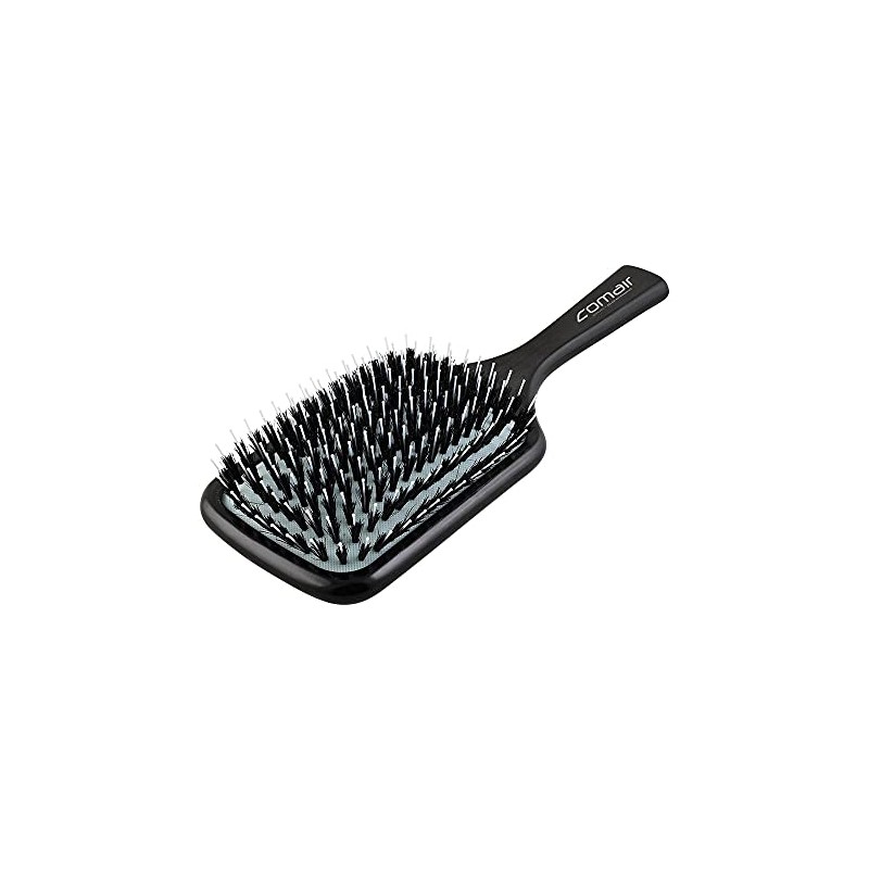 Comair Paddle Brush Azzuro SZ/Turquoise, 13 Rows, Nylon Pins &