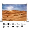 Leowefowa 10x8ft Vinyl Desert Backdrop Sahara Gobi Yellow Sand Mountain