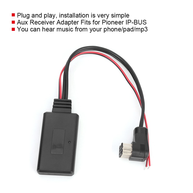 Car Audio Aux Receiver Adapter Compatible with Bluetooth 4.1+ EDR