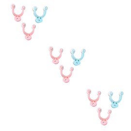 Baluue 3sets Nose Clip Portable Nose Bridge Corrector for Women Men No Need for 3pcs*3 Random Color