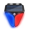 Aolyty Solar Strobe Warning Lights 90DB Alarm Outdoor,4 Working Modes