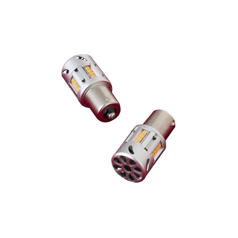 Valenti WR03-S2518-AM Jewel LED Turn Signal Valve with Built-In Resistor,