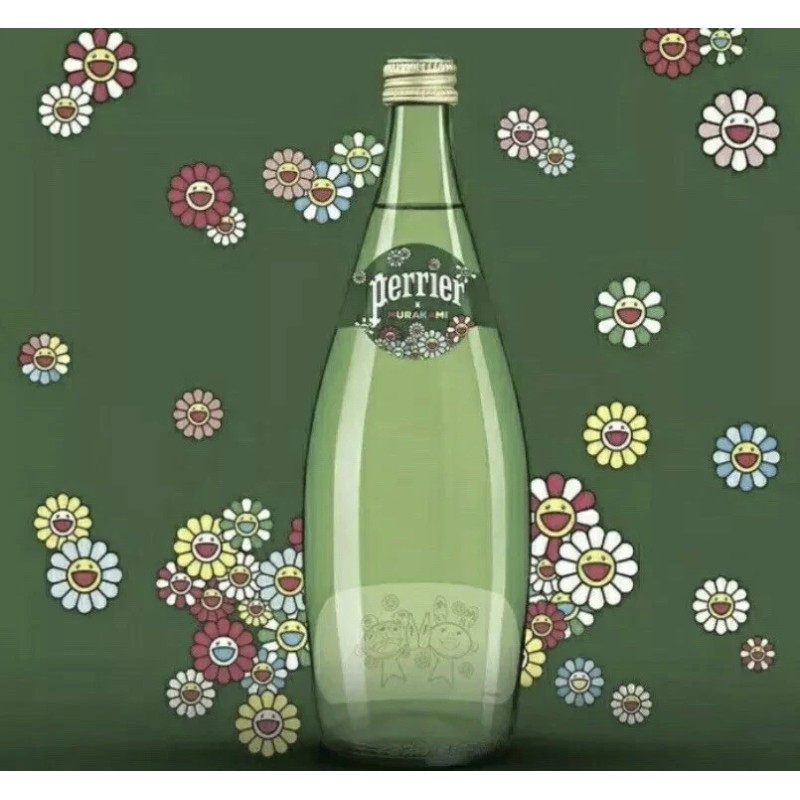 Perrier Murakami Limited Edition 750ml Bottle, Murakami Perrier 25.3 OZ