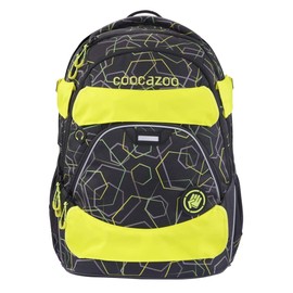 coocazoo Backpack Cover, Neon Pull-Over GuardPart, Yellow, Eye-catching Signal Colour for Road Visibility], yellow, Pull Over Set