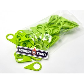 Torque-Tight™ 22mm (7/8") Lug Nut Indicators, 1/8" Thick – Visual Safety Markers for Wheel Torque – Commercial Fleet & Trailer Use – Made in USA (Green)
