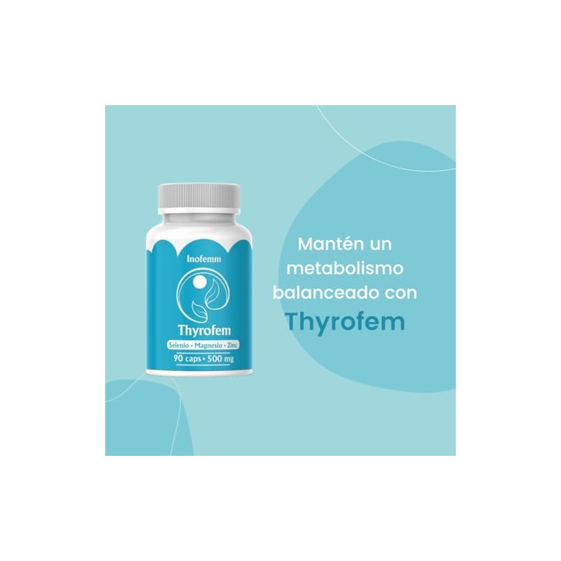 Thyrofem Selenio Magnesio Zinc Suplemento Alimenticio Capsulas