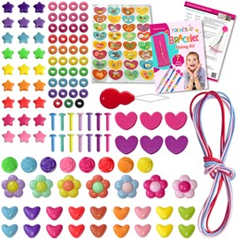 zwzxd Friendship Bracelet Making Kit for Girls, Arts and Crafts Bracelets String Maker Kit for Kids Ages 8+Christmas Birthday Gifts(Rosered-White)