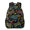 HKHEHOP Fun Video Game Joystick Gamer Backpack For School Laptop