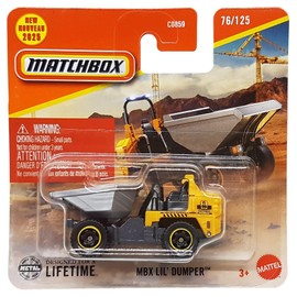 Matchbox - MBX Lil´ Dumper - MBX Construction 76/125 - JBR20 - Short Card - Muldenkipper - Baustellenfahrzeug - Superfast Lesney - Mattel 2025-1:64