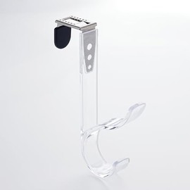 NewTalent Set of 2pcs Adjustable Over The Door Hooks for Hanging, for Living Room, Bathroom, Bedroom, Kitchen Hanging Clothes, Towels, Hats, Coats, Bags(5814)