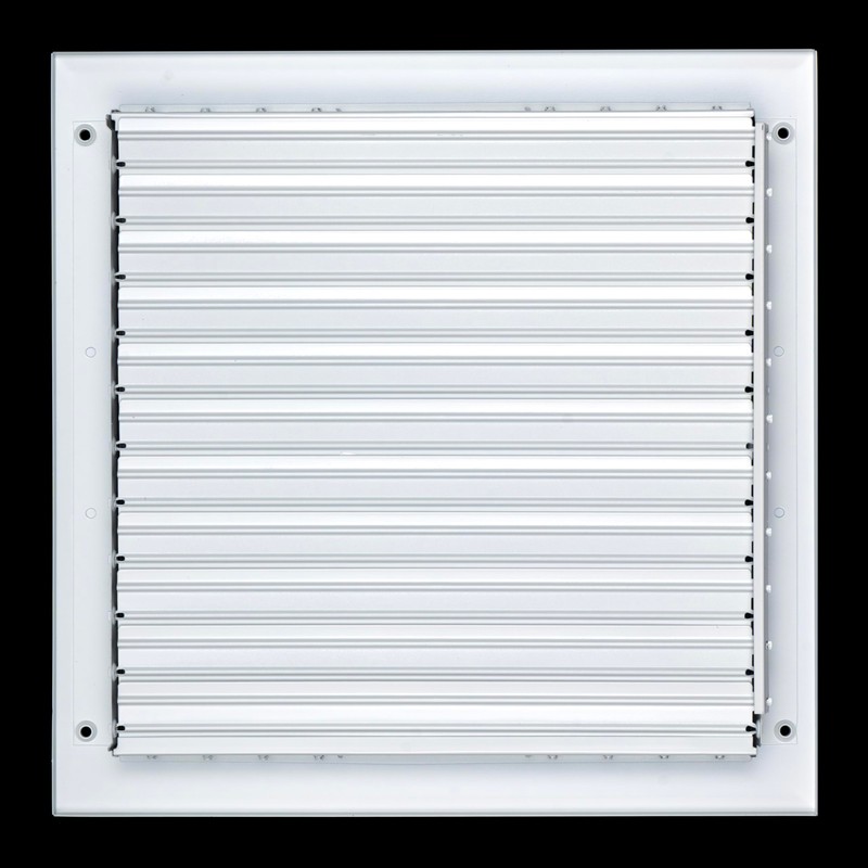 Fits 12x12 Duct Opening Aluminum 4-Way Adjustable Air Supply Grille