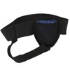 Inguinal Hernia Belt Adjustable Black PVC Gel Bag Soft Foam